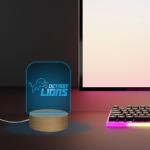 Detroit Lions LED Desk Light with Color Change