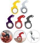 Purple Key Flipping Keychain Spinner and Fidget Tool