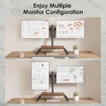AOKCOS Adjustable Dual Monitor Stand for Desks