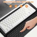 Ergonomic Keyboard Riser with Soft Wrist Support