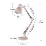 GLOBE Electric 28" Swing Arm Desk Lamp