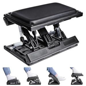 Adjustable Ergonomic Foot Rest with Massage Beads