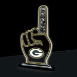 Green Bay Packers LED Football Foam Finger Light