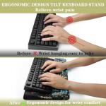 Ergonomic Keyboard Stand Pad with Wrist Rest