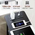 Slim Charging End Table for Small Spaces