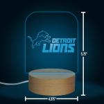 Detroit Lions LED Desk Light with Color Change