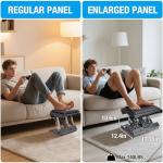 Adjustable Ergonomic Foot Rest with Massage Beads