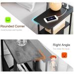 Slim Charging End Table for Small Spaces