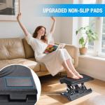 Adjustable Ergonomic Foot Rest with Massage Beads