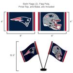 New England Patriots Desk and Table Flags