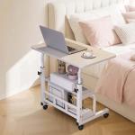 FinerFurnis Adjustable Mobile Standing Desk with Wheels