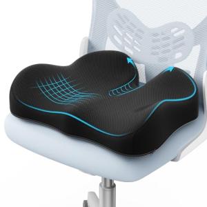 Ergonomic Memory Foam Seat Cushion for Pain Relief
