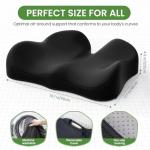 Ergonomic Memory Foam Seat Cushion for Pain Relief