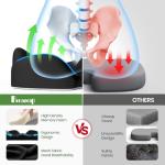 Ergonomic Memory Foam Seat Cushion for Pain Relief