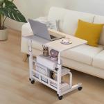 FinerFurnis Adjustable Mobile Standing Desk with Wheels