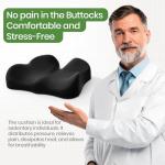 Ergonomic Memory Foam Seat Cushion for Pain Relief