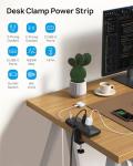 TROND 20W USB C Clamp Power Strip with 7 Outlets