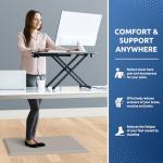 Cushioned Anti-Fatigue Standing Desk Mat - Khaki