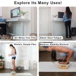 Ergonomic Wooden Under Desk Foot Rest Rocker