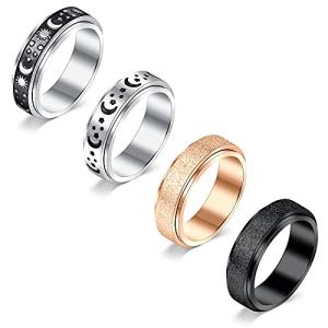 Anxiety Fidget Spinner Ring for Stress Relief
