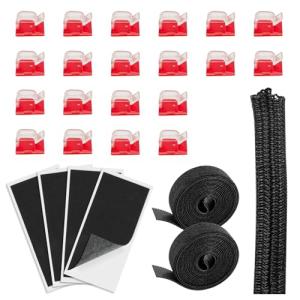 27-Piece Car Cable Management Kit for Organizing