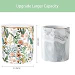 WAVEYU Ceramic Flower Pen Holder for Desk