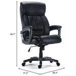 Ergonomic Big & Tall Office Chair in Black