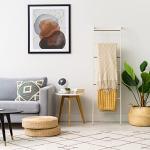 IRIS USA Metallic White Paper Towel Holder