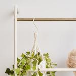 IRIS USA Metallic White Paper Towel Holder