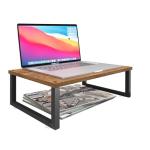 2 Pack Wood Monitor Stand Risers for Desks