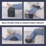 ROYALAY Adjustable Foot Rest for Under Desk at Work, Foot Stools for Under Office Desk, Ergonomic Leg Rest, Gray