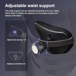 BOLISS 400lbs Ergonomic Drafting Chair,Tall Office Mesh Chair, Standing Desk Chair,Height Adjustable Armrest and Flip up Arms, Adjustable Lumbar Cushion (LB-2815DS, Black Frame Black Mesh)