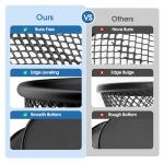 MaxGear Pen Holder, 3 Pack Pencil Holder for Desk, Premium Mesh Metal Desk Organizer with Non-Slip EVA Pad, Desk Accessories & Workspace Organizers for Home, School & Office, Black, 3.7’’ Tall