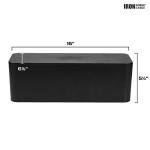 Iron Forge Cable Large Cable Management Box, 16 x 6 x 5 in, Black Cord Organizer and Hider for Wires, Power Strips & Surge Protectors - Includes Cord Sleeve, Hook and Loop Keepers, Zip Ties & Clips