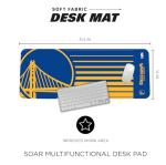 Golden State Warriors Multifunctional Desk Mat 31.5"x12