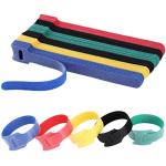 120PCS Reusable 6-Inch Cable Ties in 5 Colors