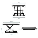 Height Adjustable Standing Desk Converter 32" x 22