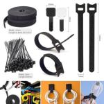 ZIIYAN 163 Piece Cable Management Set