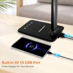 Shinelife Adjustable LED Desk Lamp with USB порт
