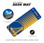 Golden State Warriors Multifunctional Desk Mat 31.5"x12