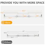 Dual Monitor Stand Riser and Desktop Organizer