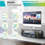 2-Tier Monitor Stand with Drawer and Pencil Holders