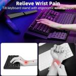 Ergonomic Keyboard Stand with Wrist Rest
