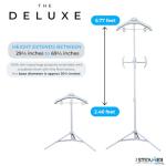 Deluxe Adjustable Steamer Stand for Home & Travel