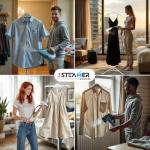 Deluxe Adjustable Steamer Stand for Home & Travel