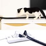 10FT Flexible Cable Management Sleeve with Zipper Clip