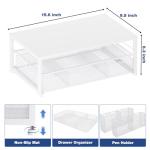 OPNICE Desk Organizer with Monitor Stand and Drawer