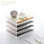 Acrylic Stackable Letter Tray - 4-Pack Organizer