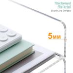 Acrylic Stackable Letter Tray - 4-Pack Organizer