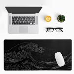 Brecoy Japanese Sea Wave Extended Mouse Pad